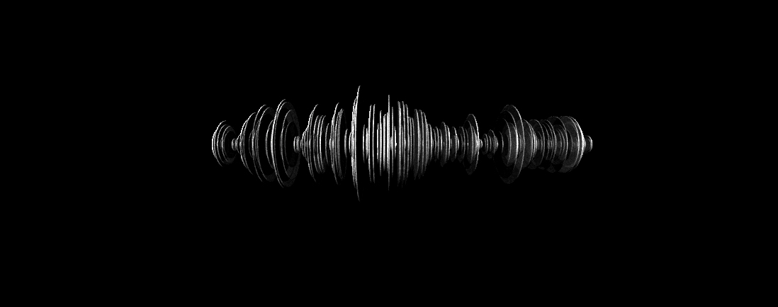 Creating non-physical, negative spaces from sound – Waveforms in Grasshopper/Rhino